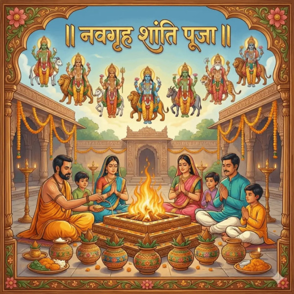 Navagraha Shanti Puja – Complete Planetary Peace & Protection