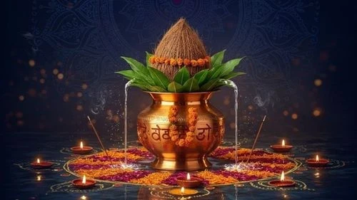 Kalash sthapna puja (कलश स्थापना/घट स्थापना पूजा)