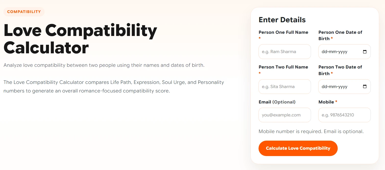 Can You Check Love Compatibility Based on Date of Birth