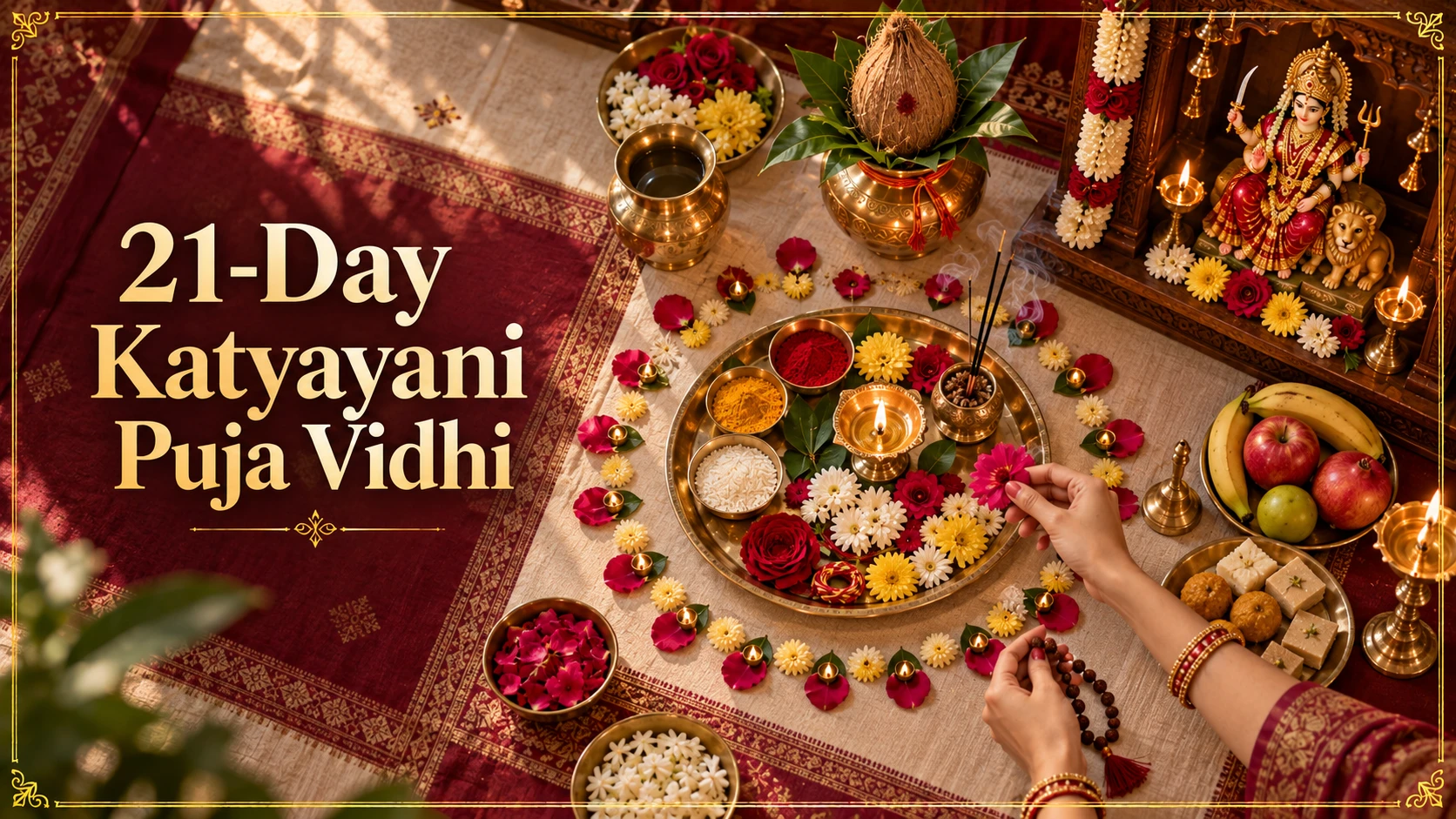 21-Day Katyayani Puja Vidhi for Marriage: Complete Step-by-Step Guide