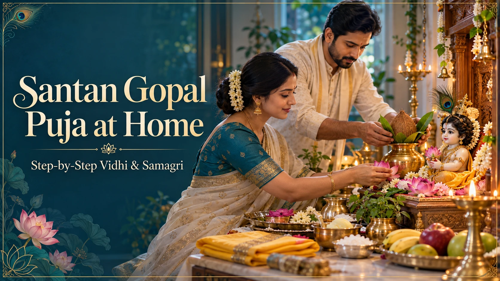 How to Perform Santan Gopal Puja at Home: Step-by-Step Vidhi & Samagri