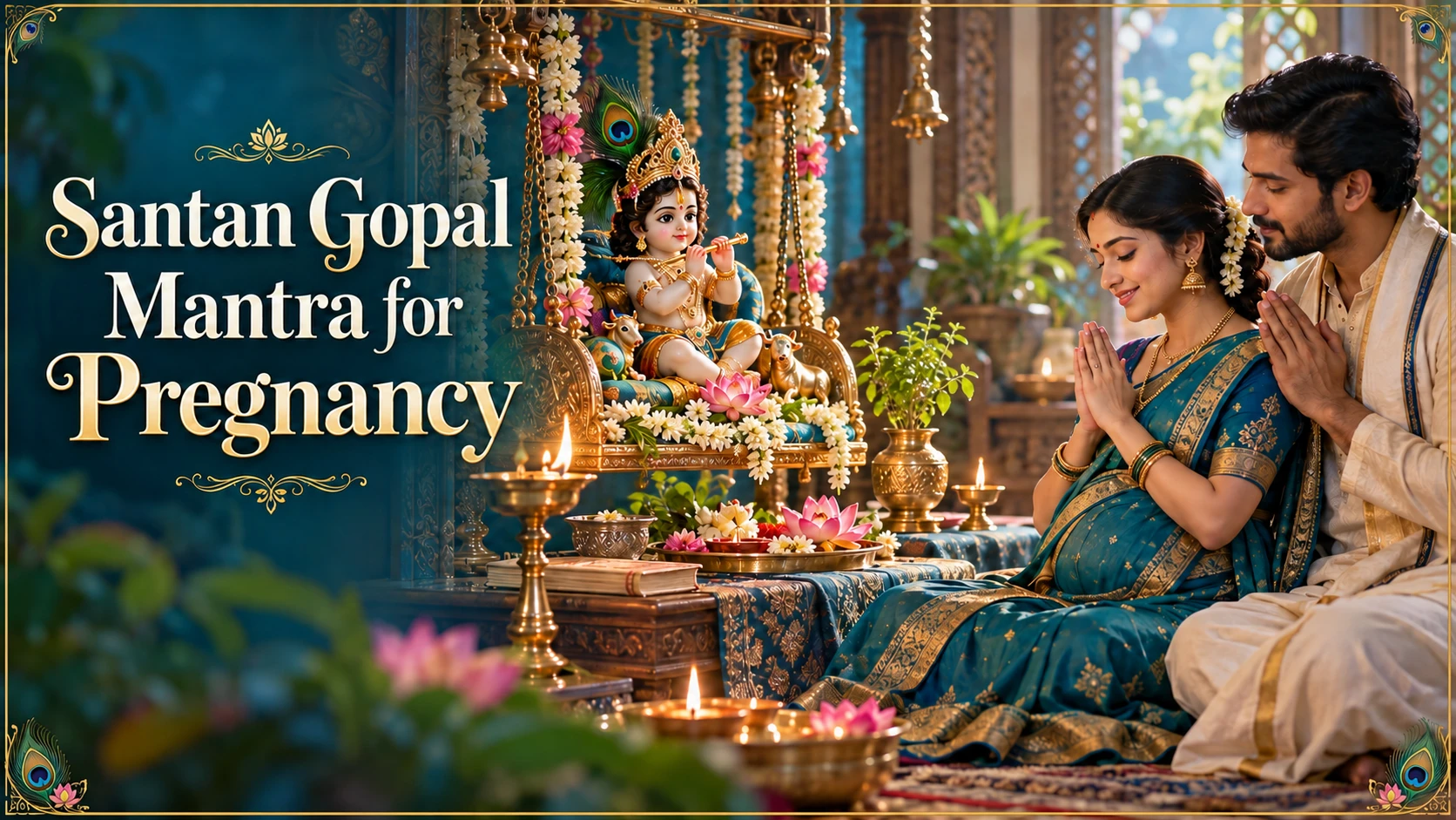 Santan Gopal Mantra for Pregnancy and Conceiving: Meaning and Chanting Rules
